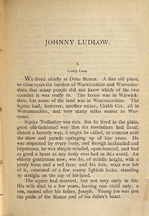 Johnny Ludlow : in two volumes, 1