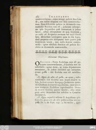 Solvuntur Obiectiones.