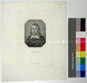 Porträt des englischen Dichters John Milton