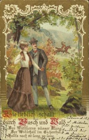 Wie lieblich schallt durch Busch und Wald [...]