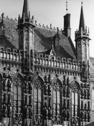 Rathaus, Brügge, Flandern, Belgien