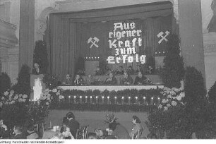Steinkohlebergbau. Funktionärskonferenz - Porträts von Bergleuten, 29. Juni 1949