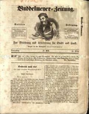 Satirische Flugblätter. 3. Jg. 1851