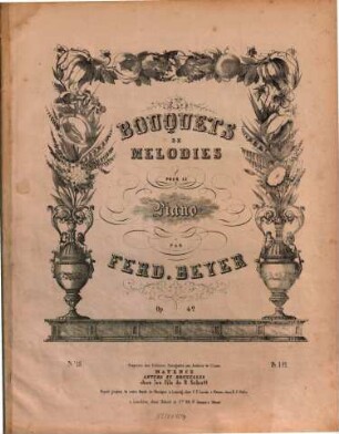 Bouquets de mélodies : pour le piano : op. 42, 18. Martha