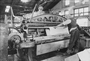 Lederfabrikation, Lederwerke Stecher, Freiberg
