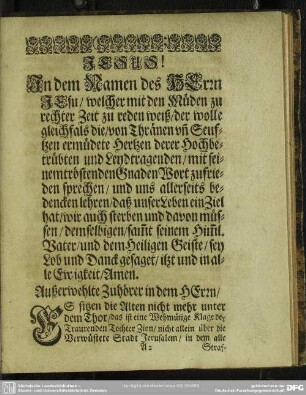 Leichenpredigt : Christliche Leich-Predigt