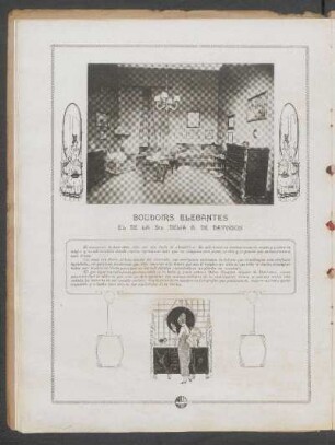 Boudoirs elegantes - El de la sra. Delia G. de Davinson