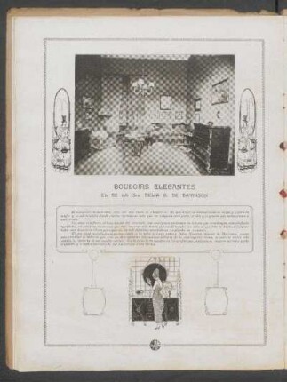 Boudoirs elegantes - El de la sra. Delia G. de Davinson