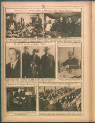 Inauguración del mausoleo erigido al brigadier general Martín Rodríguez
