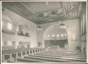 Fischer, Theodor; Stuttgart; Erlöserkirche - Innenansicht