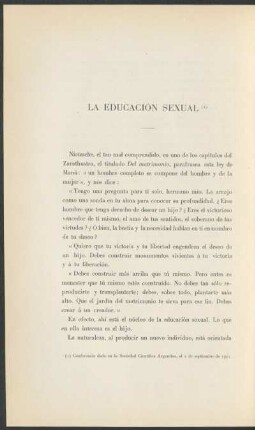 La educación sexual