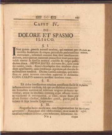 Capvt IV. De dolore et spasmo iliaco