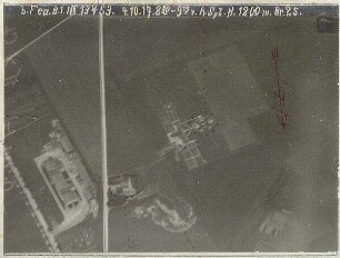 Flakbatterie südwestlich Bahnhof Giesing (1200 m)