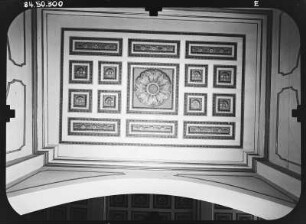 Gotha, Parkallee 15. Schloss Friedenstein. Ekhof-Theater (Einbau 1681-1683, Umbau 1774-1775). Decke