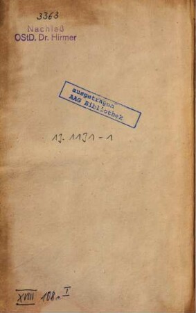 Dionysii Halicarnassensis opera omnia : graece et latine, 1. Antiquitatum Romanarum [libros I. II. et III. tenens]
