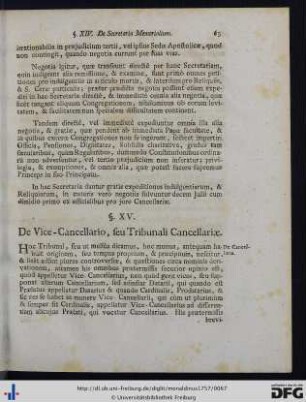 § XV - XVI.