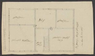 Grundriss des Zollhauses