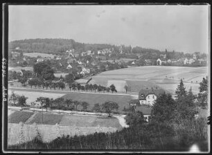 Hartha. Blick auf Hartha - Hintergersdorf