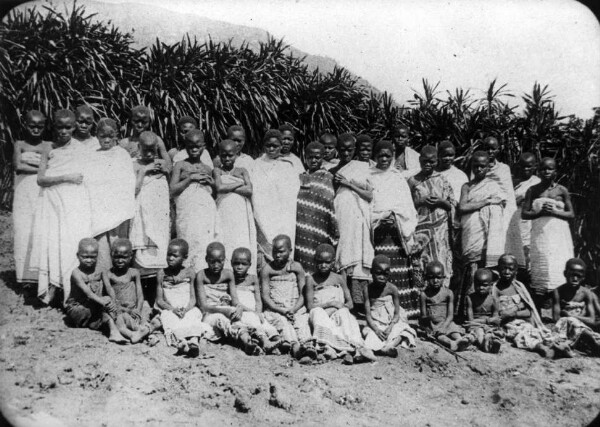 Masai children. Mission Kilema