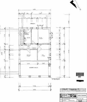 Bad Friedrichshall-Jagstfeld: Empfangsgebäude Bauteil 1 1.Obergeschoß