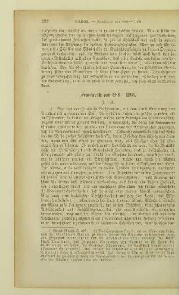 Frankreich von 888-1108