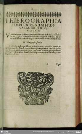 [Hierographia Regum Hungariae, Bohemiae, Poloniae]