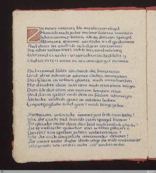 Zu eines wassers blumenlosem tiegel (Der Spiegel) : [SW VI/VII: H14]; [SW VI/VII, S. 75/214]