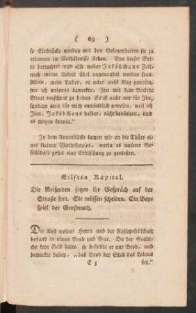 Eilftes Kapitel. - funfzehntes Kapitel.