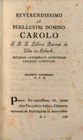 De philosophiae in sacro tribunali usu commentatio