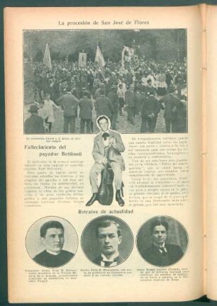 Fallecimiento del payador Bettinoti