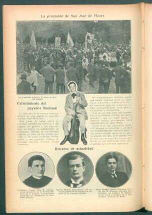 Fallecimiento del payador Bettinoti