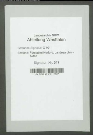 Erteilte Attestate, Pässe