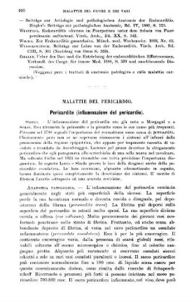 Malattie del pericardio.