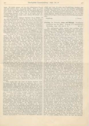 498-499 [Rezension] Lhotzky, Heinrich, Leben und Wahrheit