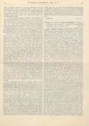 498-499 [Rezension] Lhotzky, Heinrich, Leben und Wahrheit