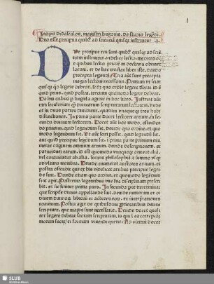 Incipit didascalon magistri hugonis, de studio legendi ...