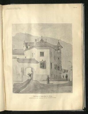 Pfarrhaus in Unter-Mais bei Meran. Architekt: Anton Weber.