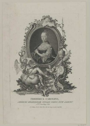 Bildnis der Friederike Caroline von Brandenburg-Ansbach