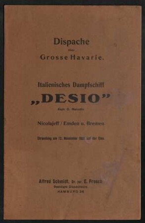 Erlaubnis dass Captain Henry D'Esterre Darby die Erlaubnis hat von Frankreich nach England zurück zu kehren