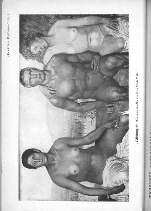 "Deutsches Volkstum" XX, 1 "Nibelungen" Nach einem Gemälde von Hans Adolf Bühler