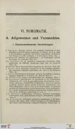 Numismatik