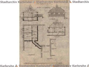 Beichel, Friedrich. Städtisches Klinikum. Stallungen für die Versuchstiere