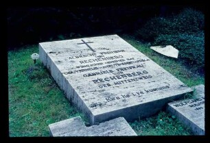 Grab Frh. V. Rechenberg 19.9.71.