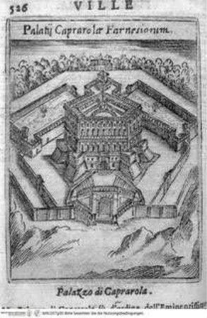 Ritratto di Roma moderna., Seite 526: Palazzo Farnese in Caprarola