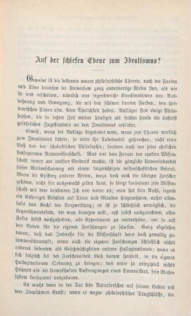 153-165 Auf der schiefen Ebene zum Idealismus?