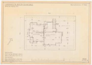 Haus Jansen, Berlin-Grunewald: Grundriss DG 1:50