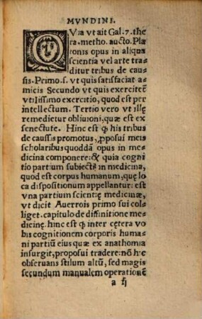 Anatomia : quam de partibus humani corporis inscripsit