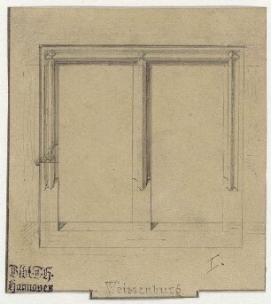 Gebäude in Weissenburg, Fenster
