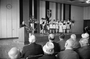 Feierstunde zum "Tag der Heimat" im Kleinen Saal der Stadthalle.