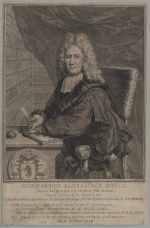 Bildnis des Hermannus Alexander Röell
